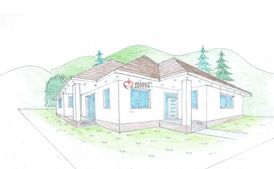 eladó új építésű családi ház, Erdőkertes