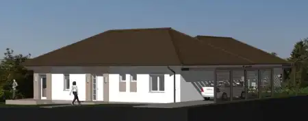 Eladó új építésű ikerház, Csörög 4 szoba 97 m² 85.9 M Ft