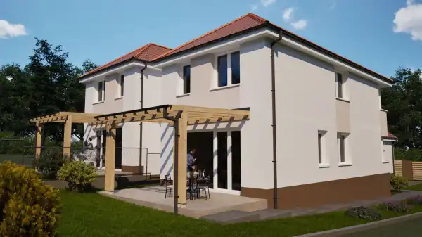 Eladó új építésű ikerház, Veresegyház 5 szoba 144 m² 145.8 M Ft